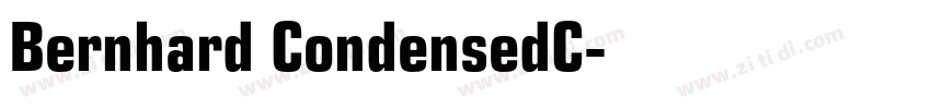 Bernhard CondensedC字体转换